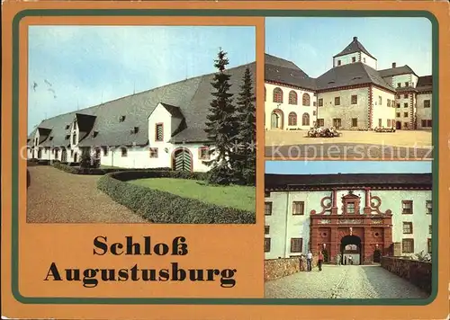Augustusburg Schloss Stallgebaeude Kuechenhaus Nordportal Kat. Augustusburg