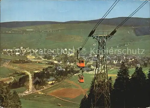 Oberwiesenthal Erzgebirge Gondelbahn Kat. Oberwiesenthal