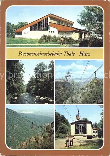 Thale Harz Personenschwebebahn Kat. Thale