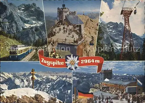 Zugspitze Zahnradbahn Bergstation Muenchner Haus  Kat. Garmisch Partenkirchen