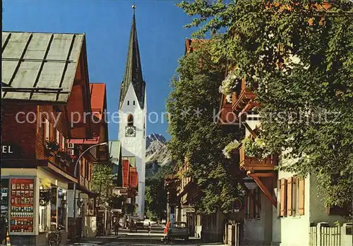 Oberstdorf Kirchenstrasse  Kat. Oberstdorf