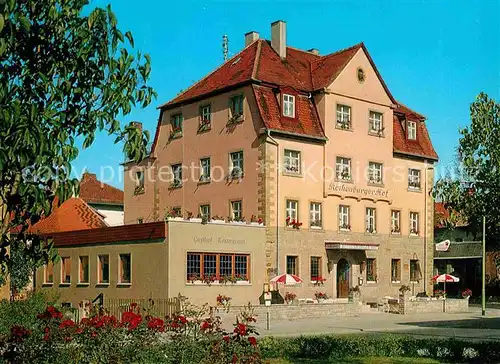 Rothenburg Tauber Gasthof Pension Rothenburger Hof Kat. Rothenburg ob der Tauber