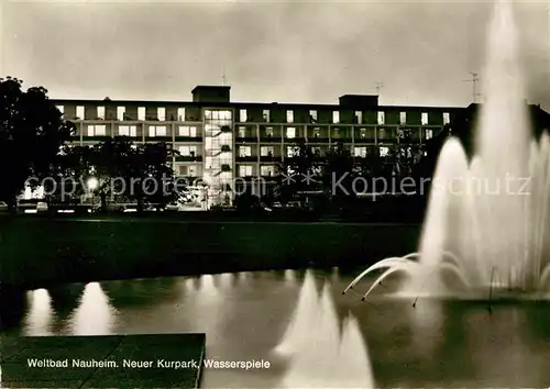 Nauheim Bad Wasserspiele Kurpark Kat. Bad Nauheim