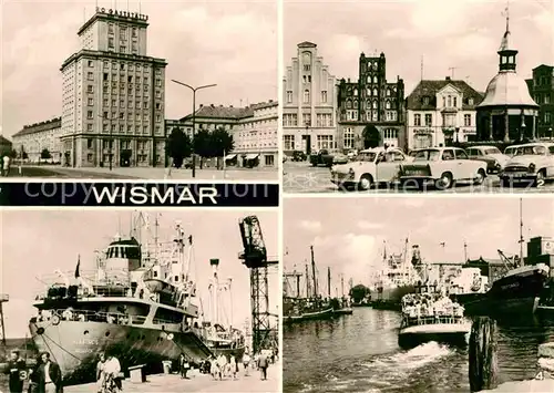 Wismar Mecklenburg Alter Schwede Reuterhaus Markt Schiff Albatros Hafen