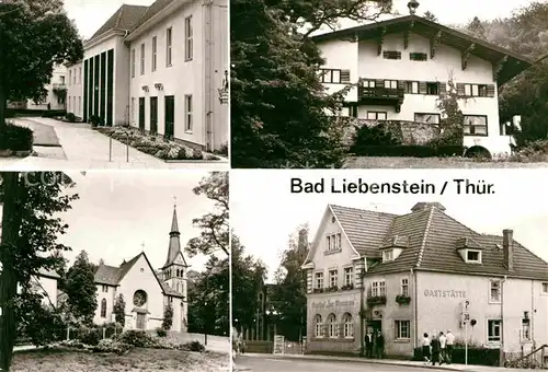 Bad Liebenstein Kurtheater Schweizerhaus Kirche Gasthof Zur Einnahme Kat. Bad Liebenstein