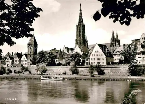 Ulm Donau Muenster Stadtansicht Kat. Ulm