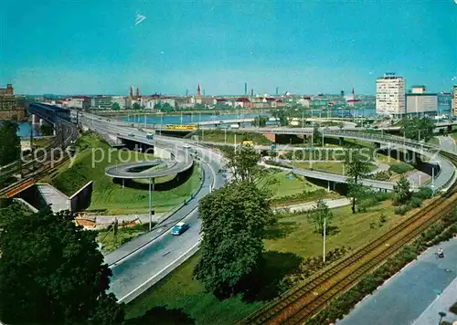 Mannheim Rheinbrueckenauffahrt Kat. Mannheim