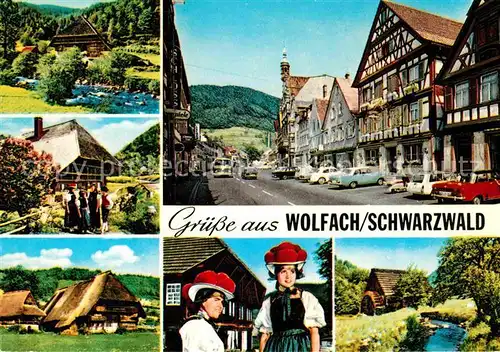 Wolfach Ortsansicht Berghuetten Trachten Kat. Wolfach Schwarzwald