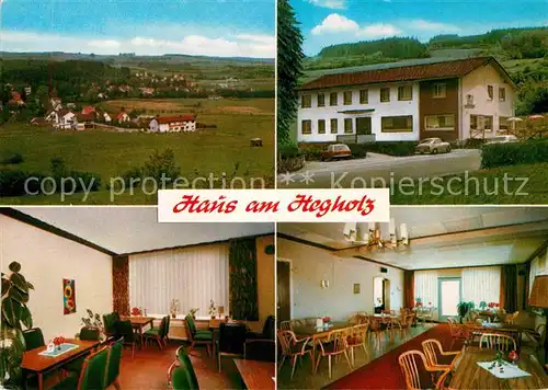 Hochwaldhausen Ilbeshausen Hotel Pension Cafe RestaurantHaus Hegholz Kat. Grebenhain