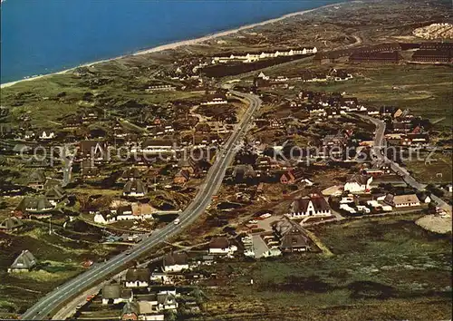 Rantum Sylt Fliegeraufnahme Kat. Rantum (Sylt)