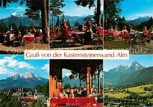Bischofswiesen Gasthaus Cafe Kastensteinerwand Alm Kat. Bischofswiesen