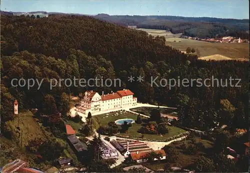 Wartenberg Oberbayern Sanatorium Fliegeraufnahme Kat. Wartenberg