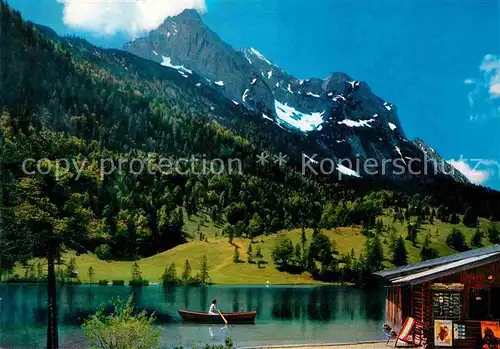 Mittenwald Bayern Ferchensee Wettersteinspitze Kat. Mittenwald