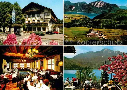 Kochel See Alpenhotel Schmied von Kochel Kat. Kochel a.See