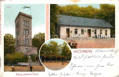 Valtenberg Koenig Johann Turm Kat. Neukirch Lausitz