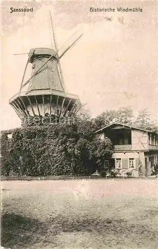 Sanssouci Historische Windmuehle Kat. Balve