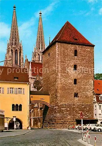 Regensburg Tor Dom Kat. Regensburg