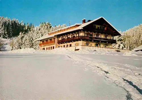 Bad Wiessee Berggasthof Sonnenbichl Winter Kat. Bad Wiessee