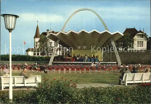 Travemuende Ostseebad Musikpavillon Kat. Luebeck