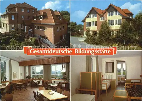 Nieheim Gesamtdeutsche Bildungsstaette Himminghausen Gatstube Zimmer Kat. Nieheim