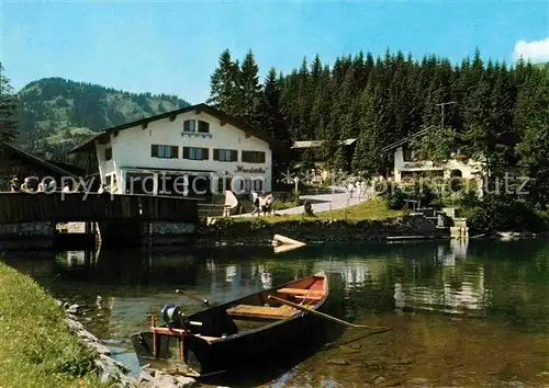 Spitzingsee Ruderboot Gasthaus Kat. Schliersee