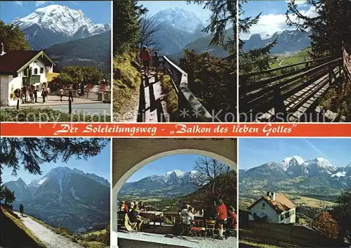 Berchtesgaden Der Soleleitungsweg  Kat. Berchtesgaden