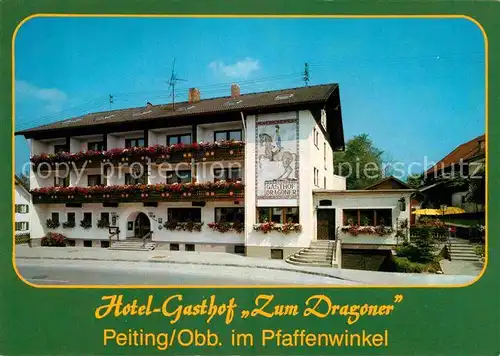 Peiting Hotel Gasthof Zum Dragoner  Kat. Peiting