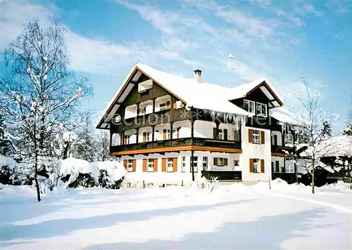 Oberstdorf Gaestehaus Sonnenblick Winter Kat. Oberstdorf