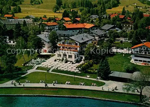 Bad Wiessee Tegernsee Kurhotel Seegarten Luftaufnahme