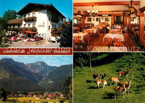 Staudach Oberbayern Gasthof Cafe Muehlwinkl