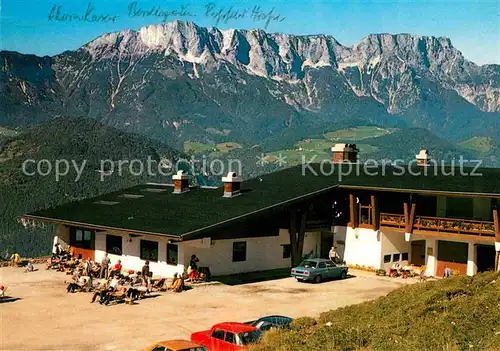 Oberau Berchtesgaden Berggaststaette Oberahornkaiser Untersberg Rossfeldhoehen Ringstrasse Kat. Berchtesgaden