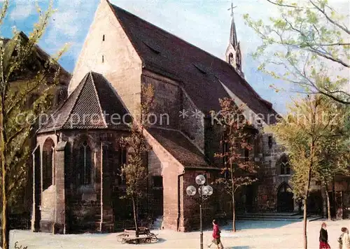 Nuernberg Klarakirche Grabstaette Caritas Pirckheimer Kat. Nuernberg