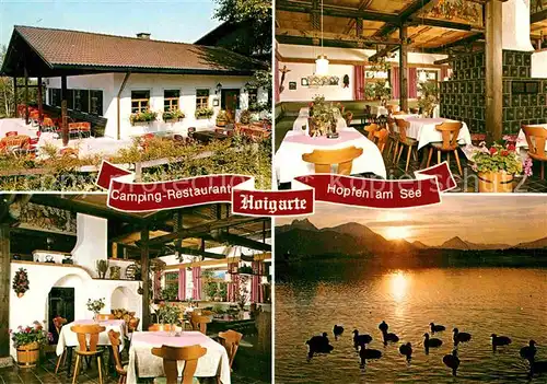 Hopfen See Camping Restaurant Holgarte Kat. Fuessen