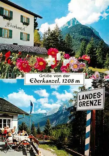 Mittenwald Bayern Ederkanzel Landesgrenze Kat. Mittenwald