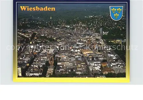 Wiesbaden Fliegeraufnahme Kat. Wiesbaden