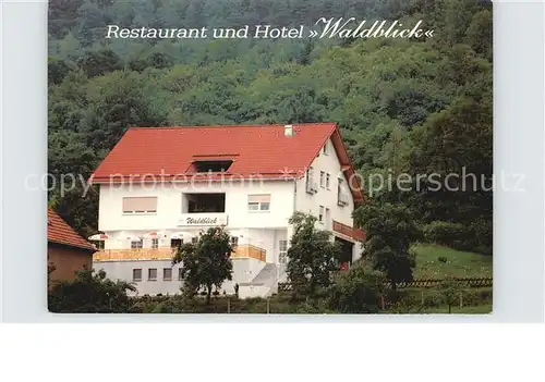 Wartburg Eisenach Hotel Waldblick Kat. Eisenach