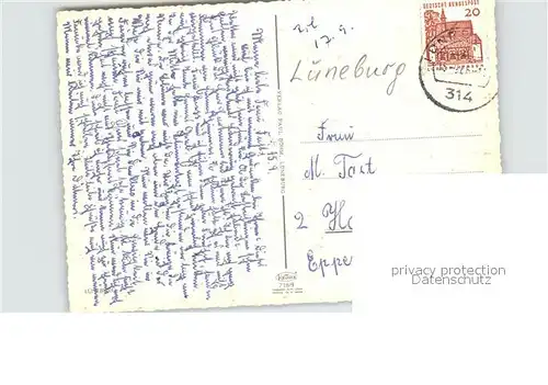 Lueneburg Gesamtansicht  Kat. Lueneburg