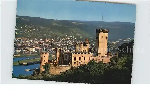 Koblenz Rhein Burg Stolzenfels Kat. Koblenz