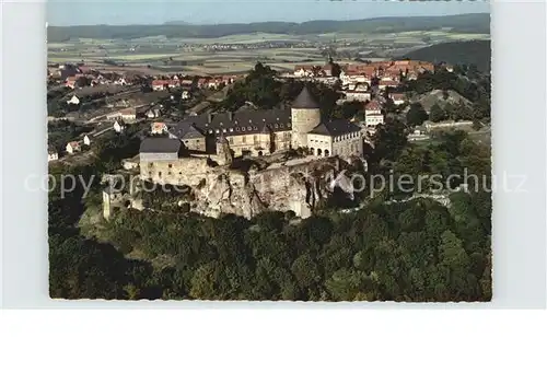 Edersee Fliegeraufnahme Schloss Waldeck Kat. Edertal