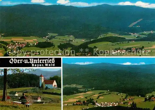 Oberried Bischofsmais Panorama mit Unterried Kat. Bischofsmais