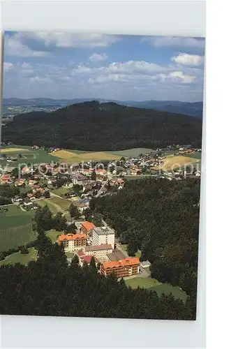 Cham Oberpfalz Fliegeraufnahme Bayerwald Klinik  Kat. Cham
