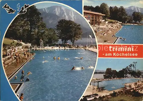 Trimini Kochelsee Freibad Teilansichten