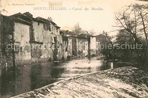 Montgaillard Hautes Pyrenees Canal du Moulin Kat. Montgaillard