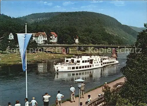 Bad Karlshafen Fahrgastschiff MS Karlshafen Kat. Bad Karlshafen