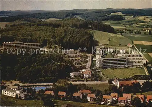 Bad Driburg Sanatorium Berlin BfA Fachklinik Rosenberg LVA Fliegeraufnahme Kat. Bad Driburg