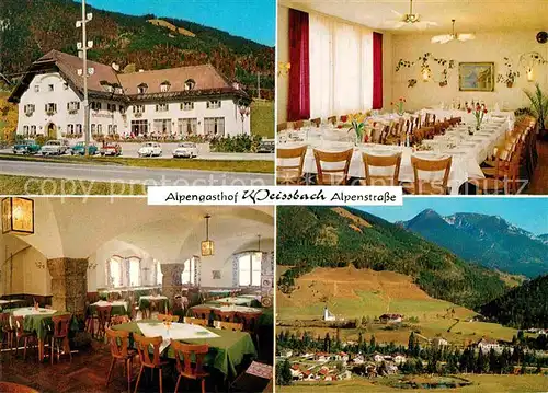 Berchtesgaden Alpengasthof Weissbach Alpenstrasse Kat. Berchtesgaden