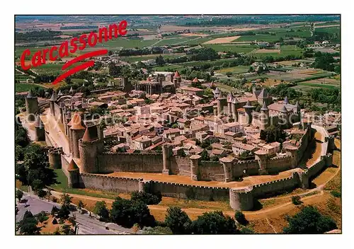 Carcassonne Fliegeraufnahme Kat. Carcassonne