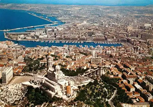 Marseille Fliegeraufnahme Basilique Notre Dame Kat. Marseille