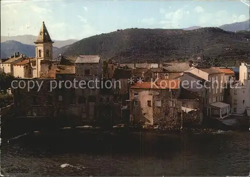Saint Florent Haute Corse Teilansicht mit Kirche  Kat. Saint Florent