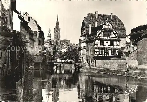 Strasbourg Alsace Teilansicht mit Muenster Kat. Strasbourg